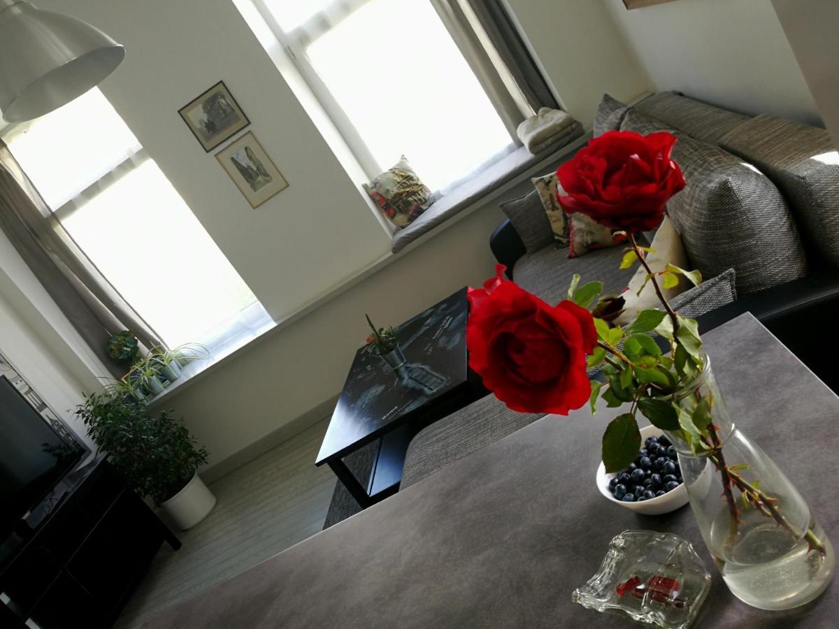 Vilnius Apartment With Stained Glass Bagian luar foto